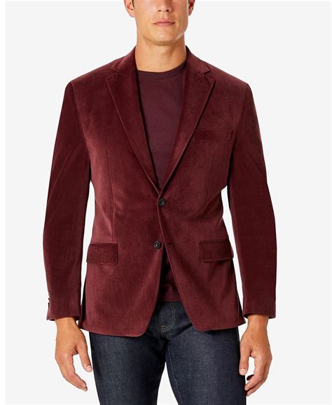 michael kors men's modern-fit velvet blazer|Velvet Blazer .